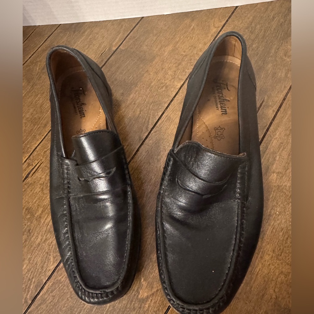 Florsheim Black Leather Loafers